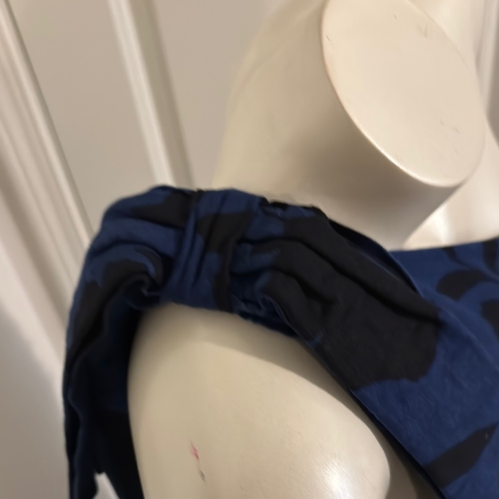 NEW Kate Spade Blue One-Shoulder Jumpsuit Cocktail - Picture 9 of 13